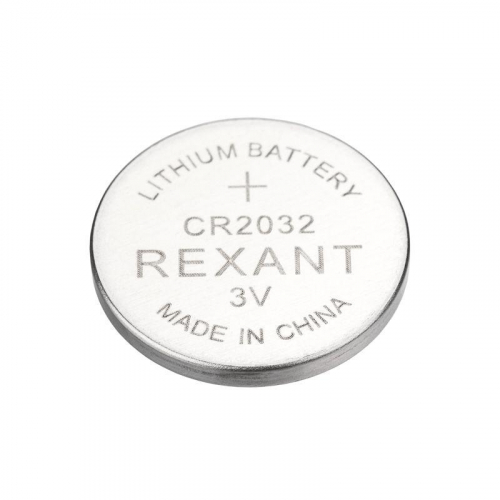 Элемент питания литиевый CR2032 3В (блист.1шт) Rexant 39-1114 фото 2