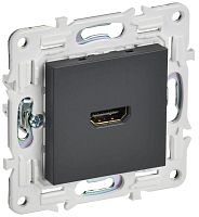 Розетка HDMI SKANDY SK-H01T титан IEK SK-H10-K48
