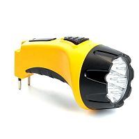 Фонарь аккумуляторный 4 LED DC (свинцово-кислотная батарея) желт. TH2293 FERON 12651