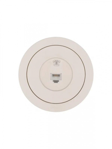 Розетка телефонная СП OSEN RJ11 евро механизм сл. кость LEZARD 743-9088-137 фото 4