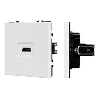 Механизм HDMI розетки SCT-NOBE-MHD1-SFPL-WH бел. кварц Arlight 061846
