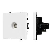 Розетка телевизионная TV ARL NOBE SCT-MTV1-SFPL-WH софт-тач бел. кварц Arlight 054292(1)
