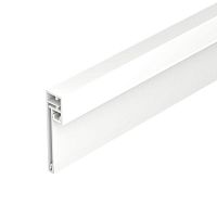 Профиль PLINTUS-H54B-2000 WHITE L2000 алюм. Arlight 046141