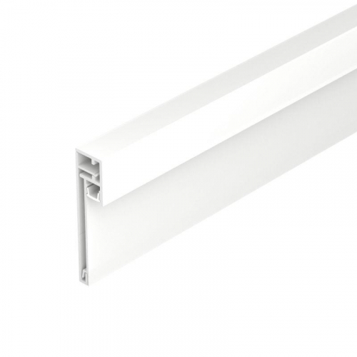 Профиль PLINTUS-H54B-2000 WHITE L2000 алюм. Arlight 046141