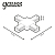 Коннектор Track однофазный для трековых шинопроводов (+) бел. GAUSS TR112
