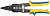 Ножницы по металлу усиленные CrNi профи прорезиненные ручки прямые 260мм FIT 41574
