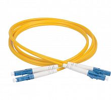 Патч-корд оптический коммутационный соединительный для одномодового кабеля (SM); 9/125 (OS2); LC/UPC-LC/UPC; двойного исполнения (Duplex); LSZH (дл.1м) ITK FPC09-LCU-LCU-C2L-1M
