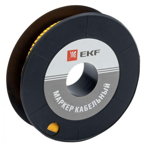 Маркер каб. 4.0кв.мм &quot;5&quot; (ЕС-2) (уп.500шт) EKF plc-KM-4-5 фото 2