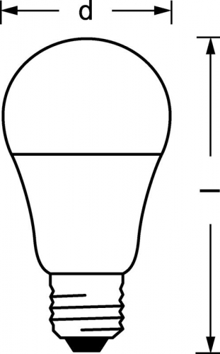 Лампа светодиодная LED Value LVCLA125 15SW/840 15Вт грушевидная матовая E27 230В 2х5 RU (уп.5шт) OSRAM 4058075577831 фото 2