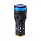 Лампа AD16DS(LED) матрица D16мм син. 230В AC КЭАЗ 357824