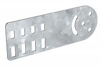Пластина шарнирная H=80мм HDZ IEK CLM51D-PSH-080-HDZ