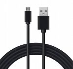 Кабель USB (micro USB) длинный штекер 1М черн. REXANT 18-4268