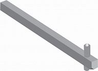 Переходник OXP6X170 170мм для ручек упр. типа OT16..125F ABB 1SCA108224R1001