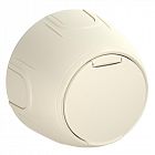 Розетка Rotondo с заземл. с защ. крышкой винтов. контакты беж. OneKeyElectro 7700947