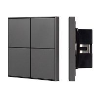 Панель кнопочная KNX-304-23-IN BUS IP20 с рамкой метал. черн. INTELLIGENT ARLIGHT 039667