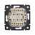 Переключатель перекрестный 1-кл. СП Valena 10А IP31 250В механизм бел. IEK 774407