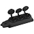 Колодка удлинителя 3-м с заземл. 16А IP44 K-3e-B-IP44 каучук черн. Эра Б0044545
