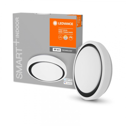 Светильник светодиодный SMART WIFI ORBIS MOON RD 380 TW BK LEDVANCE 4058075486362 фото 4