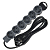 Удлинитель STANDARD У06 6 мест 3м 3х1.5кв.мм 16А черн. IEK 695050