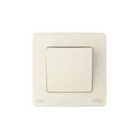 Переключатель 1-кл. СП Blanca 10А IP44 (сх.6) 250В молочн. SE BLNVS410602