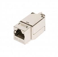Модуль-вставка Keystone кат.6 (класс E) 250МГц RJ45/8P8C FT-TOOL/110/KRONE T568A/B полный экран метал. NIKOMAX NMC-KJSE2-FT-MT