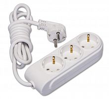 Удлинитель 3х10м с заземл. 16А IP20 ПВС 3х1.5 защ. шторки Makel N3310084