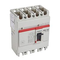Выключатель автоматический 4п 63А 36кА DRX125 термомагнитн. расцеп. Leg 027226