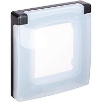 Рамка 1-м Inspiria IP44 с крышкой антрацит IEK 673923