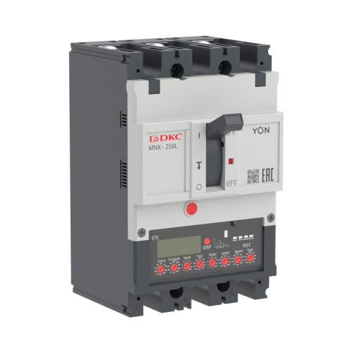 Выключатель автоматический 3P 250А 70кА pro MNX250L при AC415V расцепитель ETE YON MNX250L3PETE0250
