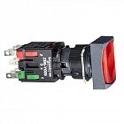 Кнопка 16мм с/подс. 12-24V красн. с возв. SchE XB6DW4B5B