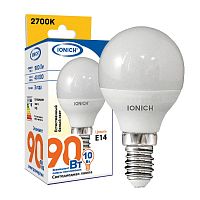 Лампа светодиодная ILED-SMD2835-P45-10-900-220-4-E14 IONICH 1556