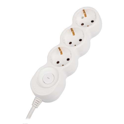 Удлинитель EX-03GS-500 (3х5) заземл. выкл. JazzWay 5065185 фото 3