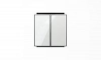 Клавиша для 2-кл. выкл./перекл./кнопок SKY стекло бел. ABB 2CLA851100A2101