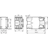 Контактор CTX-C для конд. Н.О.+Н.З 110А 230В Leg 029654