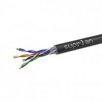 Кабель витая пара U/UTP кат.5E 4х2х0.52 Cu LSZH нг(А)-HF UV In./Out Premium 305м (RUS) (м) SUPRLAN 01-0309-1