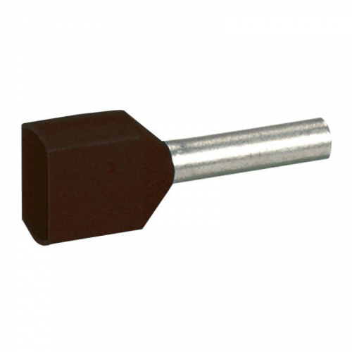 Наконечник кабельный изолир. двойн. Starfix 2х1.5кв.мм черн. Leg 037689