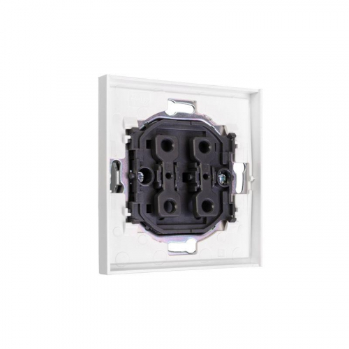 Выключатель 2-кл. СП STRONG MIELE 10А жемчуж. Kranz KR-78-0706-4 фото 6
