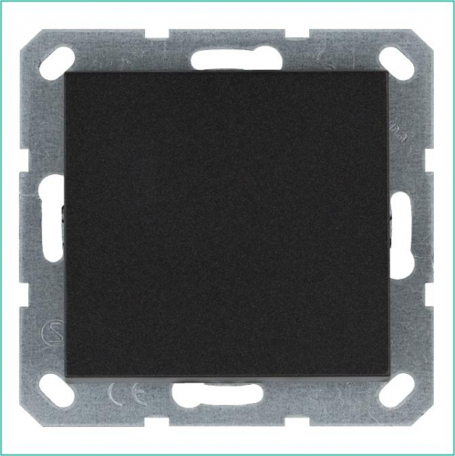 Выключатель 1-кл. 10А IP20 механизм анрацит Jasmart G3011B