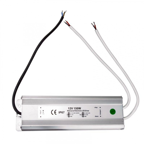 Источник питания для LED модулей и линеек 12В 150Вт с проводами IP67 Rexant 200-150-2 фото 3