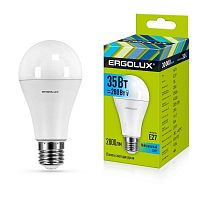 Лампа светодиодная LED-A70-35W-E27-4K ЛОН 35Вт грушевидная 4000К бел. E27 220-240В Ergolux 14231