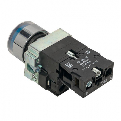 Кнопка BA61 с подсветкой 230В син. NO PROxima EKF xb2-bw61-230 фото 5
