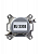 Розетка TV-R-SAT Levit единственная сталь ABB 2CHH083303A6069