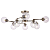 Люстра Daisy 40Вт E14х8 IP20 Freya FR5041PL-08BS