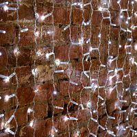 Гирлянда светодиодная "Светодиодный Дождь" 2х3м 600LED бел. 66Вт 230В IP65 постоян. свечение провод прозр. (нужен шнур питания 303-500-1) Neon-Night 235-155