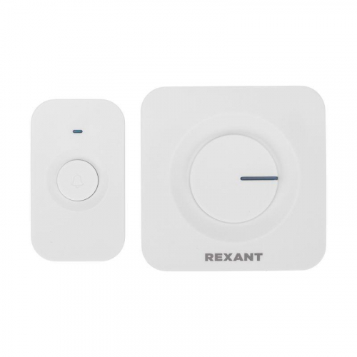 Звонок беспроводной дверной 52 мелодии IP56 бел. Rexant 73-0018 фото 2