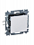 Выключатель кнопочный 1-кл. СП Levit IP20 бел./дым. черн. ABB 2CHH599145A6062