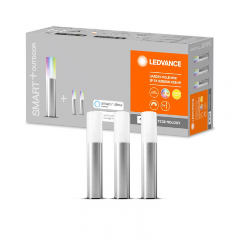 Светильник светодиодный SMART WIFI GARDPOLE MINI 3 элемента RGBW 3PEXT LEDVANCE 4058075478237 фото 6