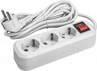 Удлинитель 3х1.5м с заземл. 16А IP20 90 521 OPE-S-03-150-ESC-3x1 с кнопкой бел. ОНЛАЙТ 90521
