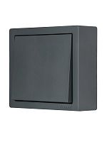 Выключатель 1-кл. ОП LETO графит LEZARD 752-3400-100