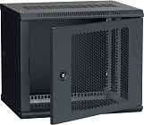 Шкаф LINEA W 9U 600х450мм перфорированная дверь RAL9005 ITK LWR5-09U64-PF